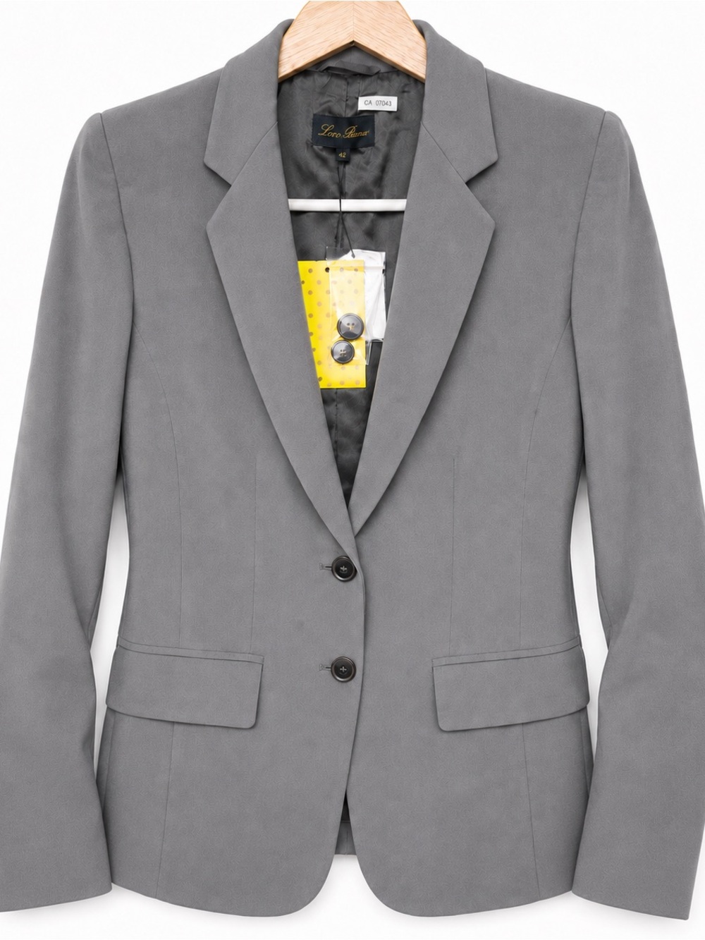 Luisa Spagnoli Samurai Grey Blazer NWT IT 42 Italian Designer Tailored